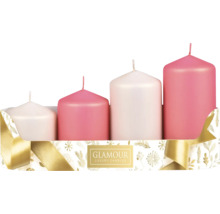 Adventné sviečky v odstupňovanej veľkosti v kartónovej krabici