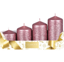 Sada adventných sviečok so štyrmi sviečkami rôznych veľkostí v darčekovom balení