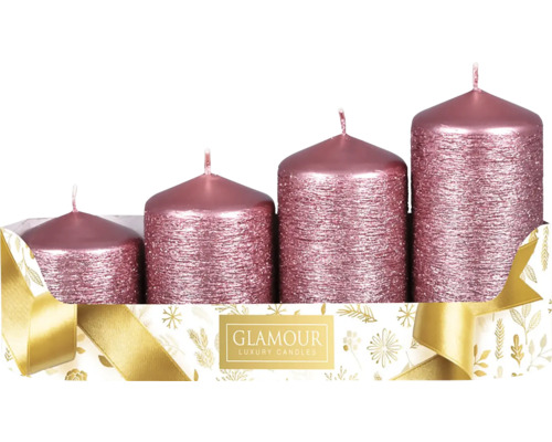 Sada adventných sviečok so štyrmi sviečkami rôznych veľkostí v darčekovom balení