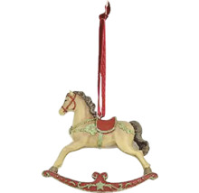 Hojdací koník ako vianočná ozdoba na zavesenie