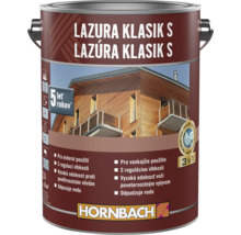 Lazúra na drevo v kovovom vedre s logom Hornbach