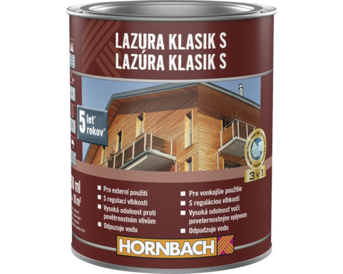 Lazúra na drevo pre vonkajšie použitie v kovovom vedre