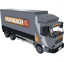 Nákladné auto Hornbach z kociek