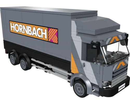 Nákladné auto Hornbach z kociek