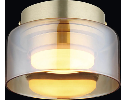 Stropné svietidlo so skleneným tienidlom