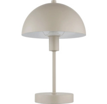 Stolná lampa s polguľovým tienidlom