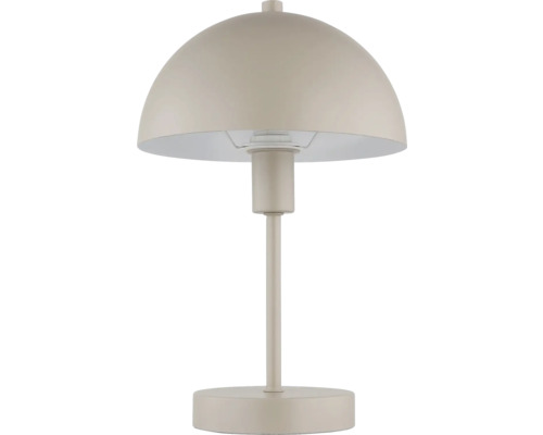 Stolná lampa s polguľovým tienidlom