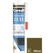 Ceresit Flexsilicone CS 25 sanitárny a obkladový tmel, Balibrown