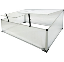 Mini skleník s hliníkovým rámom a priehľadnými stenami