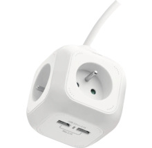 Kocková zásuvka s USB portami