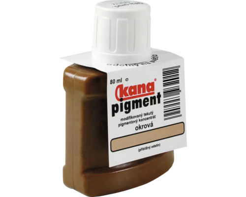 Kana Pigment modifikovaný tekutý pigmentový koncentrát okrová, 80 mililitrov