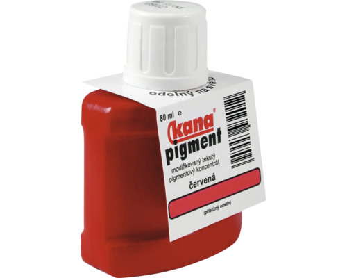 Kana Pigment tekutý pigmentový koncentrát červenej farby, 80 ml