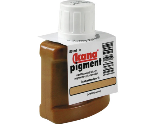 Tekutý pigment karamelovej farby v 80-mililitrovej fľaštičke