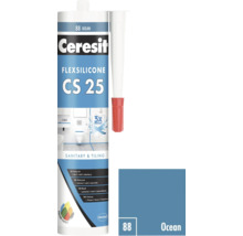 Ceresit Flexsilicone CS 25 sanitárny a obkladový silikón, farba Ocean