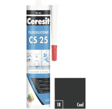 Ceresit Flexsilicone CS 25 sanitárny a škárovací silikón, uhlie