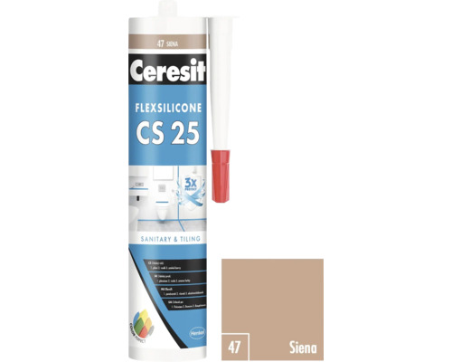Ceresit Flexsilicone CS 25 sanitárny a obkladový silikón