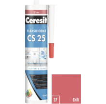 Ceresit Flexsilicone CS 25 sanitárny a obkladový silikón, chilli