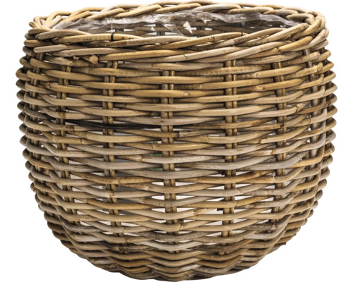 Prútený kvetináčový kôš na vnútorné použitie