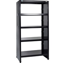 Dielenský regál Küpper čierny 1800x910x530 mm 5 políc nosnosť 300 kg