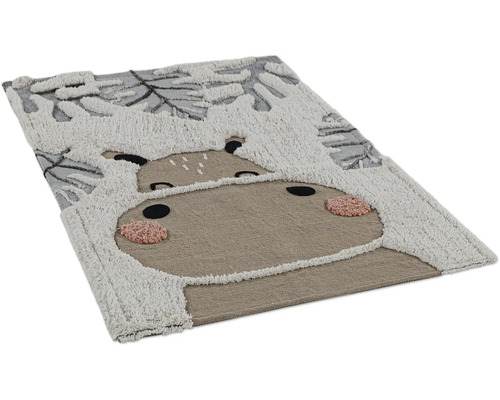 Kúpeľňový koberec s motívom hrocha