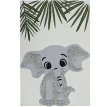 Koberec s motívom slona a motívom rastlín