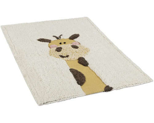 Obdĺžnikový kúpeľňový koberec s motívom žirafy