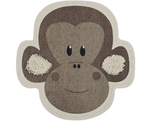 Detský koberec SoleVito Chawang Monkey 65 x 65 cm Koberec s motívom opice