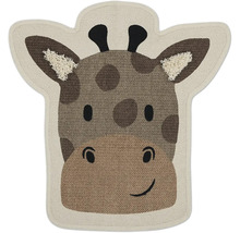 Žirafový koberec s tvárou zvieraťa