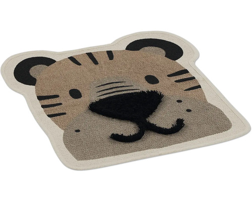 Koberec s dizajnom tigriej tváre