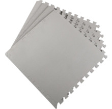 Niekoľko sivých puzzle podložiek