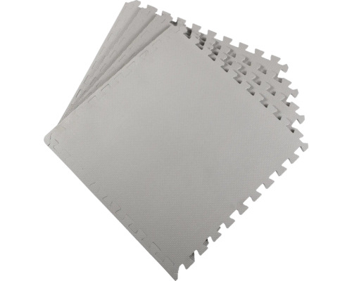 Niekoľko sivých puzzle podložiek