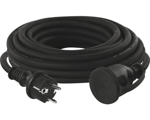 Predlžovací kábel s ochrannou kontaktnou zástrčkou a spojkou