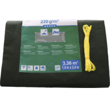 Krycia plachta so žltou šnúrou, veľkosť 1,4 metra krát 2,4 metra