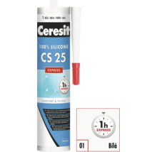 Ceresit CS 25 sanitárny a obkladový silikón, jednozložkový