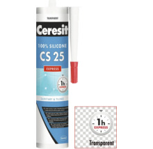 Ceresit CS 25 sanitárny a obkladový silikón, transparentný