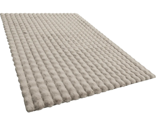 Obdĺžnikový koberec s rebrovanou textúrou