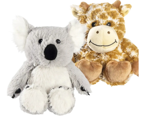 Plyšová koala a žirafa