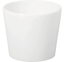 Biely keramický kvetináč