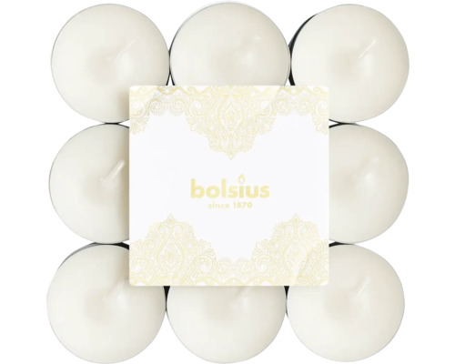 Vonné čajové sviečky Bolsius 18 ks Čajové sviečky s logom Bolsius