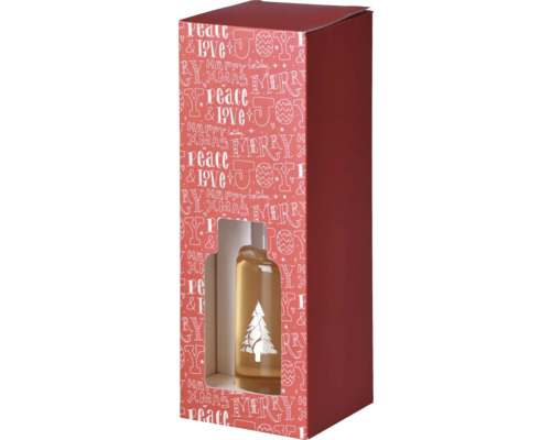 Emocio Difuzér 10 ml - Frosted Cranberr Dekoratívna fľaša s motívom vianočného stromčeka v darčekovom balení