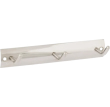 Nástenná vešiaková lišta s tromi háčikmi