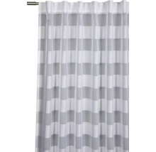 Záclona s pruhovaným vzorom na dekoráciu okien