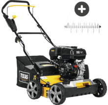 Prevzdušňovač trávnika Texas s košom a vertikutačným valcom