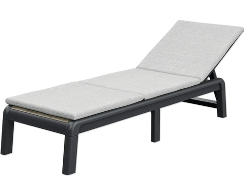 Záhradné ležadlo s polstrovaním