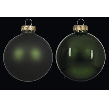 Dve sklenené vianočné gule so závesom