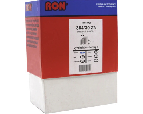 RON Sponky 364/30 ZN, balenie 4800 kusov