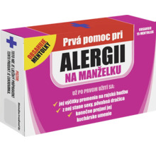 Balenie cukríkov proti alergii na manžela. Obsahuje mentol.