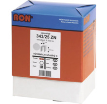 RON spony typ 343/25 ZN, balenie 6000 kusov