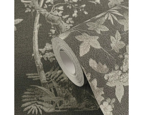 Rolka dekoračnej tapety s rastlinným vzorom