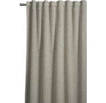 Záves z látky na záclonovej tyči